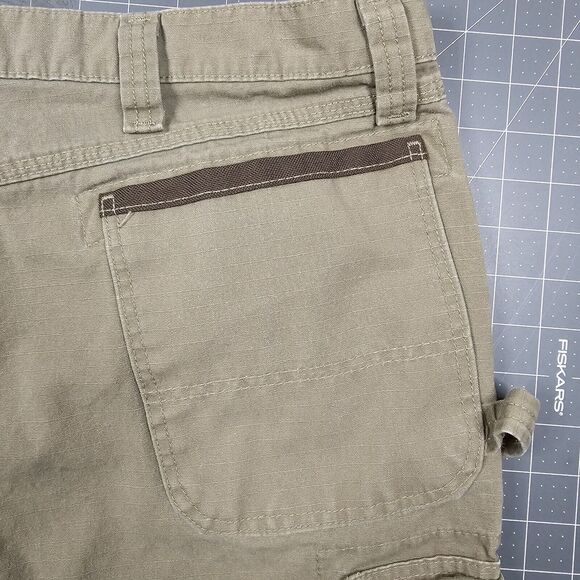 Wrangler Riggs Pants 44x34 Double Knee Cargo Ripstop Canvas Workwear Y2K Biker - Picture 10 of 16